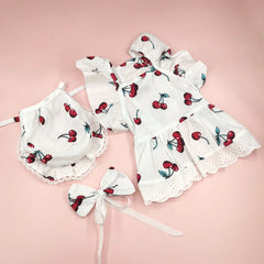 Summer Dress For Dog & Cat with Bow Tie & Hat - PeticaDeals