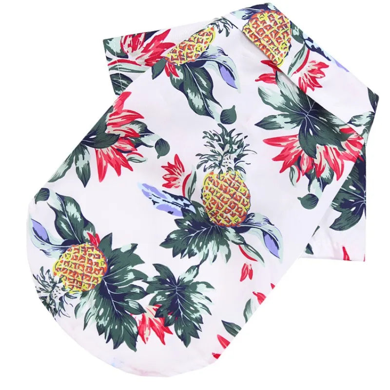 Summer Pevvt Floral Beach Printed Clothes For Dogs & Cats - PeticaDeals