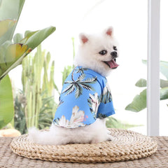Summer Pevvt Floral Beach Printed Clothes For Dogs & Cats - PeticaDeals