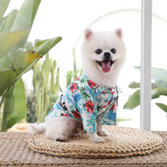 Summer Pevvt Floral Beach Printed Clothes For Dogs & Cats - PeticaDeals