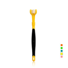 Three-Sided Pet Toothbrush Bad Breath Teeth Care Tool - PeticaDeals