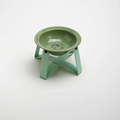 Tilted Ceramic Pet Bowl with Metal Stand – Elevated Design Non-Slip Easy to Clean - PeticaDeals