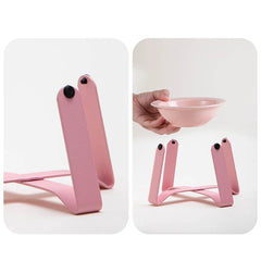 Tilted Ceramic Pet Bowl with Metal Stand – Elevated Design Non-Slip Easy to Clean - PeticaDeals