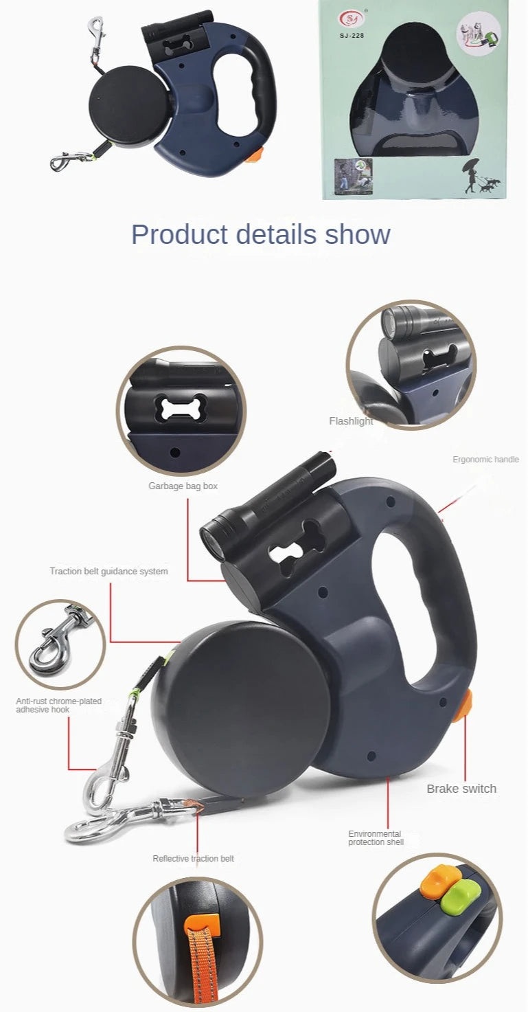 Towing Rope Pet Automatic Retractable - PeticaDeals