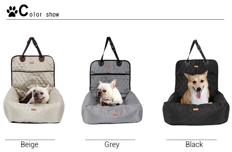 Travel Dog Car Seats for Small Medium Dogs Removable - PeticaDeals