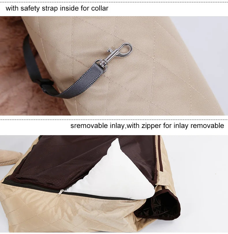 Travel Dog Car Seats for Small Medium Dogs Removable - PeticaDeals