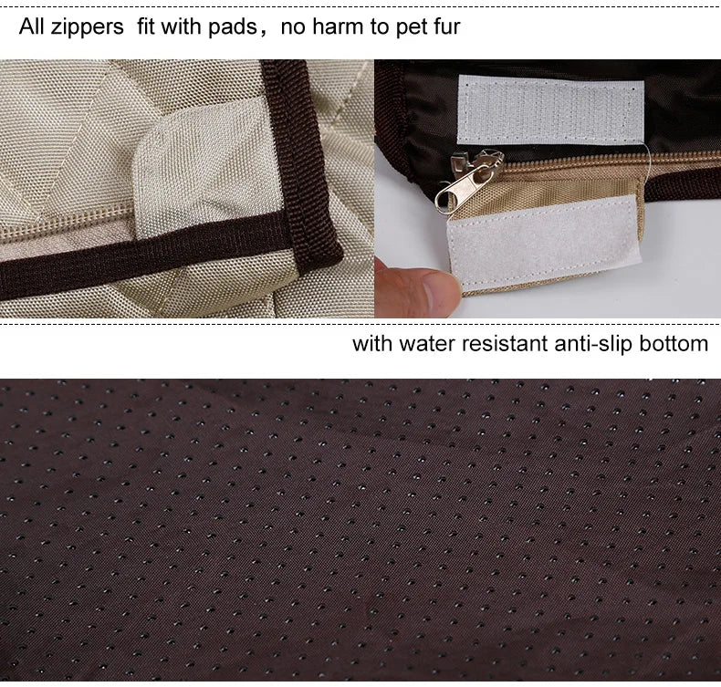 Travel Dog Car Seats for Small Medium Dogs Removable - PeticaDeals