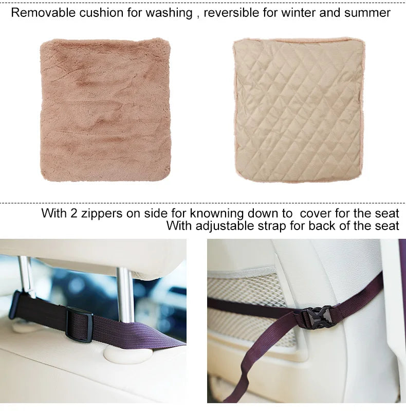 Travel Dog Car Seats for Small Medium Dogs Removable - PeticaDeals