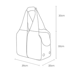 Travel Shoulder Carrying Bag Waterproof Folding Pet Carrier - PeticaDeals