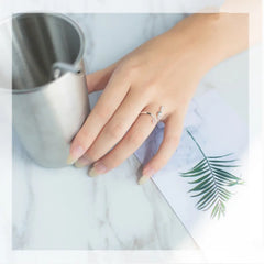 Trendy Cute Rings Silver Color for Women Adjustable - PeticaDeals
