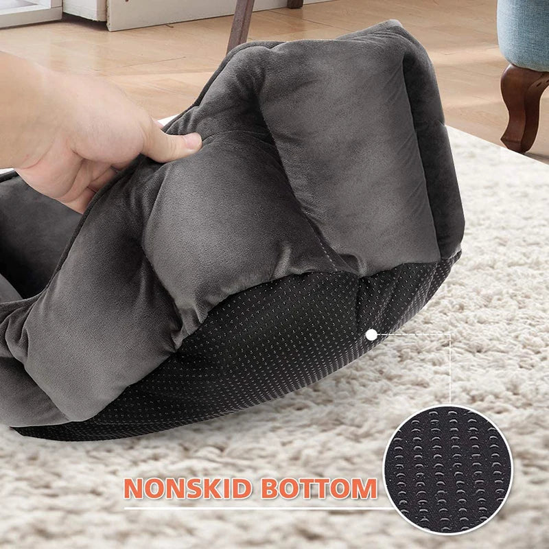 Ultra Soft Cat Small Dogs Bed Comfortable Washable Detachable Anti-slip Waterproof - PeticaDeals
