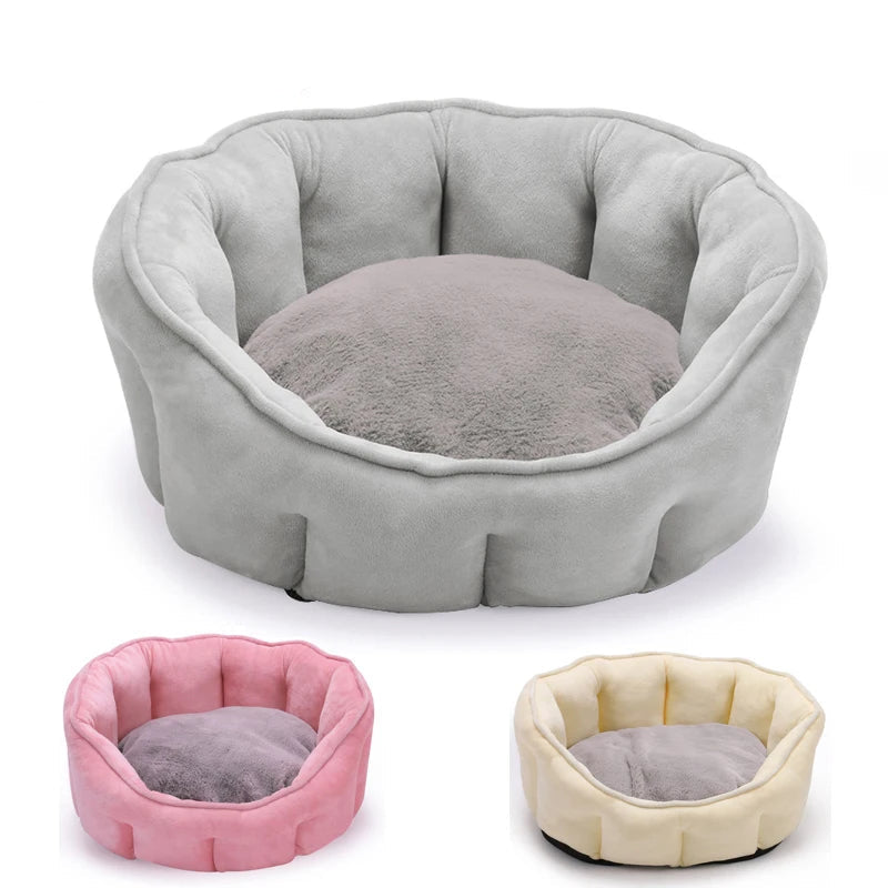 Ultra Soft Cat Small Dogs Bed Comfortable Washable Detachable Anti-slip Waterproof - PeticaDeals