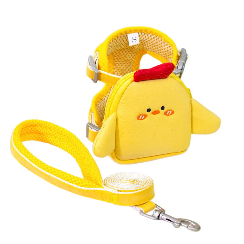 Vest Cats & Small Dog Cute Backpack with Towing Rope - PeticaDeals