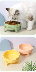 Washable Food Container Water Bowl Plastic Cat Dog Bowls - PeticaDeals