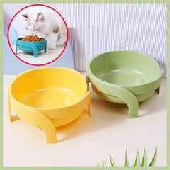 Washable Food Container Water Bowl Plastic Cat Dog Bowls - PeticaDeals
