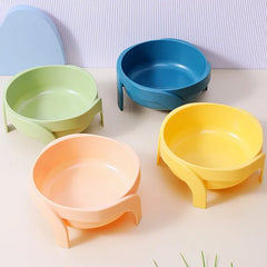 Washable Food Container Water Bowl Plastic Cat Dog Bowls - PeticaDeals