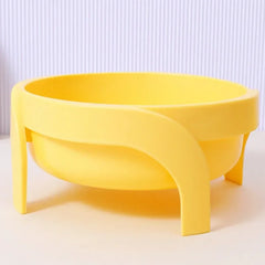 Washable Food Container Water Bowl Plastic Cat Dog Bowls - PeticaDeals