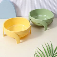 Washable Food Container Water Bowl Plastic Cat Dog Bowls - PeticaDeals