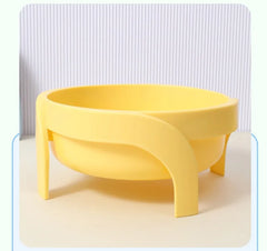 Washable Food Container Water Bowl Plastic Cat Dog Bowls - PeticaDeals