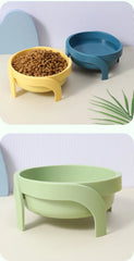 Washable Food Container Water Bowl Plastic Cat Dog Bowls - PeticaDeals