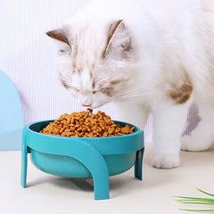 Washable Food Container Water Bowl Plastic Cat Dog Bowls - PeticaDeals