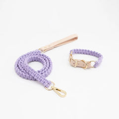 Wind Leather Hand Woven Dog Collar Leash Soft And Comfortable Pet Leash Adjustable Dog - PeticaDeals