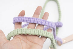 Wind Leather Hand Woven Dog Collar Leash Soft And Comfortable Pet Leash Adjustable Dog - PeticaDeals
