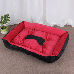 Winter Big Pet Bed Warm Fleece Pet House - PeticaDeals