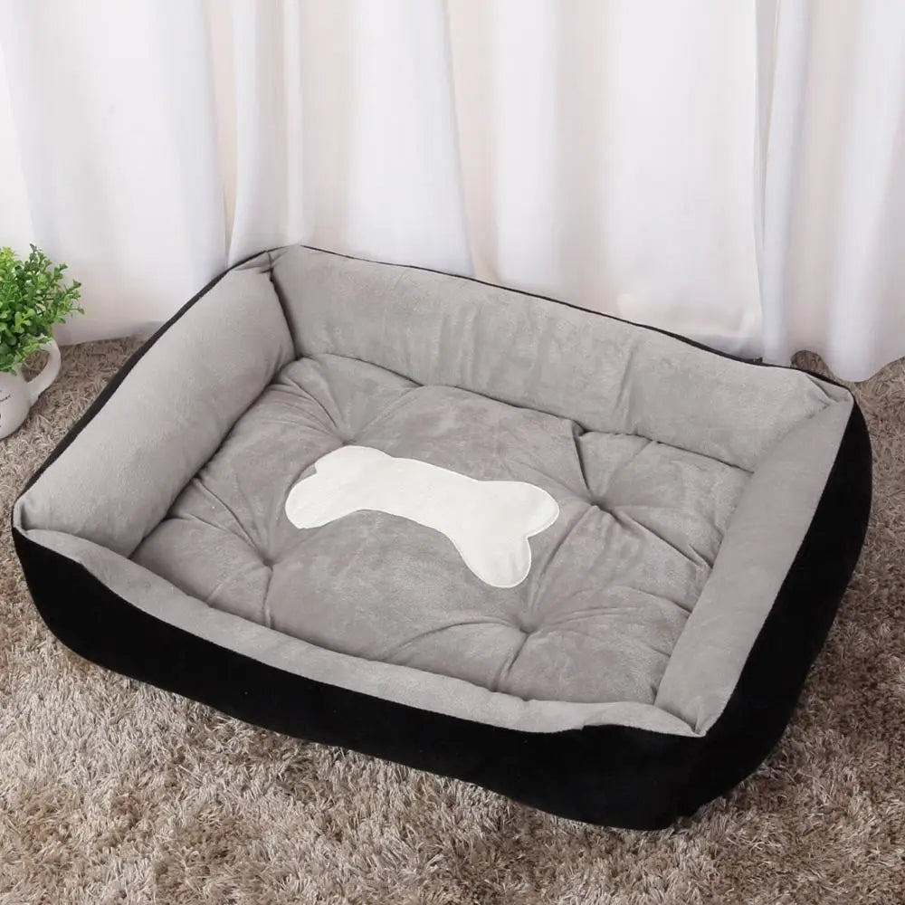 Winter Big Pet Bed Warm Fleece Pet House - PeticaDeals
