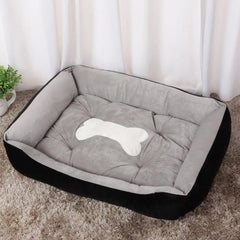 Winter Big Pet Bed Warm Fleece Pet House - PeticaDeals