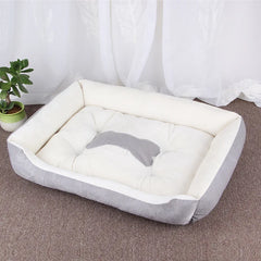 Winter Big Pet Bed Warm Fleece Pet House - PeticaDeals