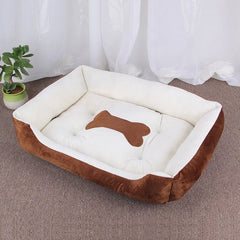 Winter Big Pet Bed Warm Fleece Pet House - PeticaDeals