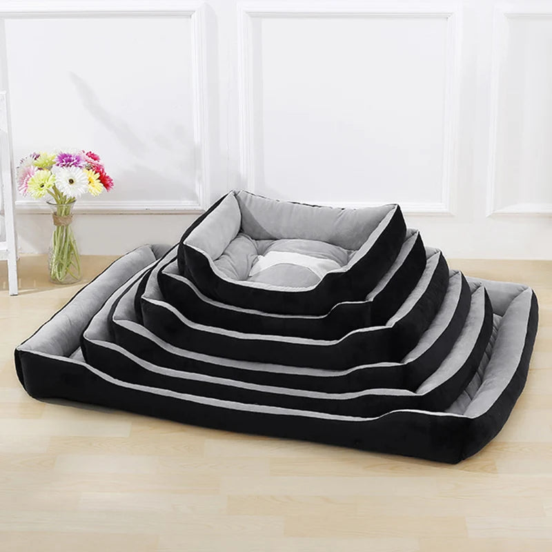 Winter Big Pet Bed Warm Fleece Pet House - PeticaDeals