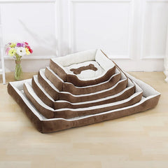 Winter Big Pet Bed Warm Fleece Pet House - PeticaDeals