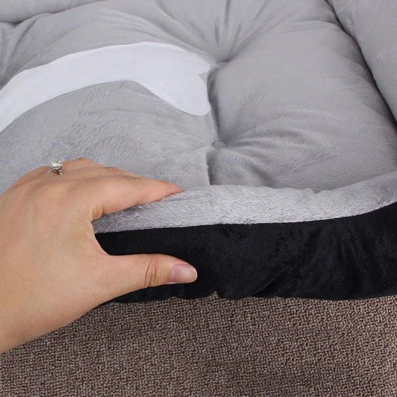 Winter Big Pet Bed Warm Fleece Pet House - PeticaDeals