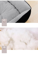 Winter Big Pet Bed Warm Fleece Pet House - PeticaDeals