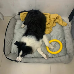 Winter Big Pet Bed Warm Fleece Pet House - PeticaDeals