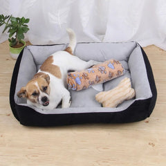 Winter Big Pet Bed Warm Fleece Pet House - PeticaDeals