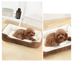 Winter Big Pet Bed Warm Fleece Pet House - PeticaDeals
