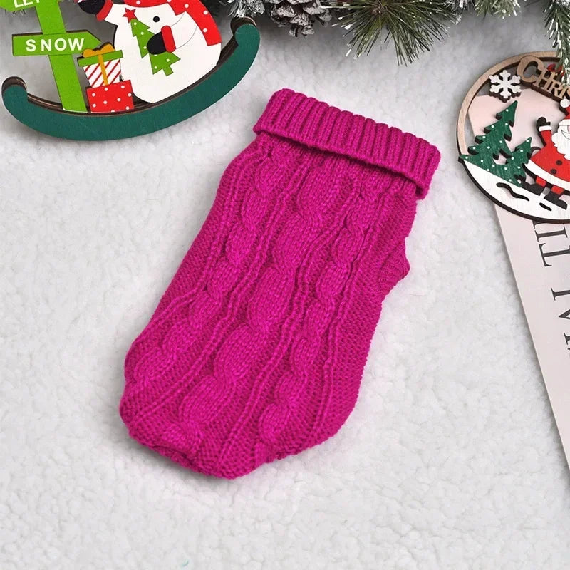 Winter Warm Sweaters For Dogs Small & Cats - PeticaDeals