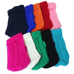 Winter Warm Sweaters For Dogs Small & Cats - PeticaDeals