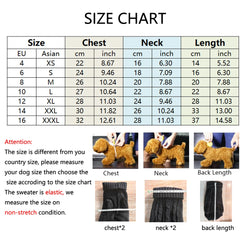 Winter Warm Sweaters For Dogs Small & Cats - PeticaDeals