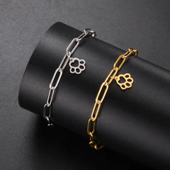 Women's Bracelet Stainless Steel Rectangular Chain Hip Hop Vintage Pendant Jewelry - PeticaDeals