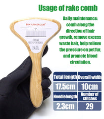 comb dog hair removal needle comb dog - PeticaDeals