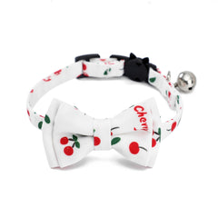 Safety Elastic Bowtie With Bell Small Dog & Cat Collar - PeticaDeals