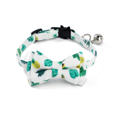 Safety Elastic Bowtie With Bell Small Dog & Cat Collar - PeticaDeals