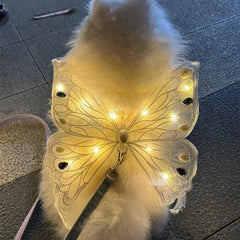 wings glowing butterfly back decoration For Dog & Cats - PeticaDeals