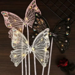 wings glowing butterfly back decoration For Dog & Cats - PeticaDeals